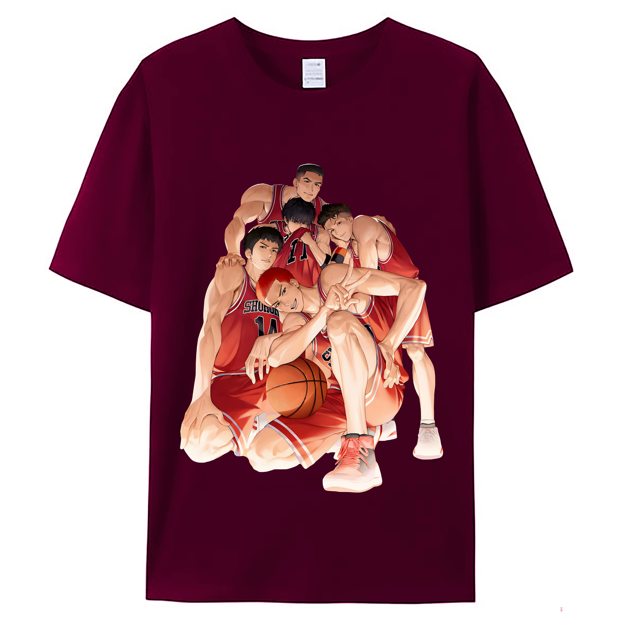 （画像用） SLAM DUNK／スラムダンク レディースカジュアルプリントTシャツ（綿100％）
